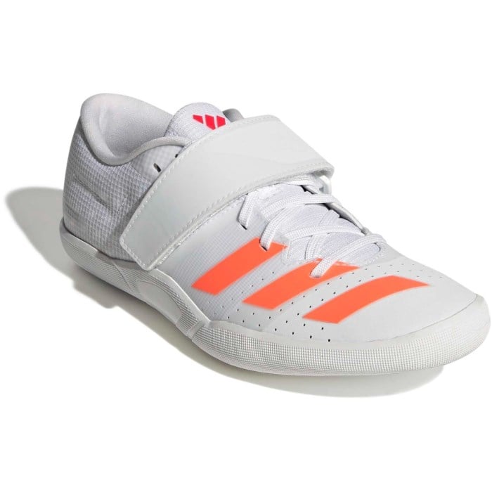 adidas Adizero Throws - Unisex Throwing Shoes - Cloud White/Lucid Orange/Lucid Red