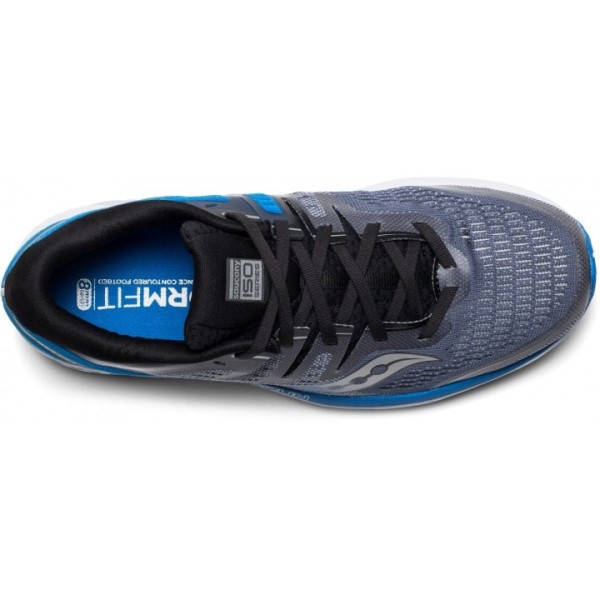 Saucony Guide ISO 2 - Mens Running Shoes - Slate/Blue