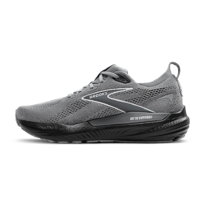 Brooks Glycerin GTS 22 - Mens Running Shoes - Primer Gray/Ebony Blue