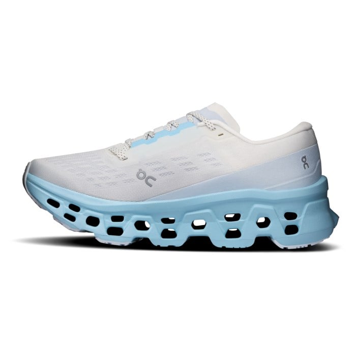 On Cloudmonster 3 - Womens Running Shoes - Ivory/Topaz - image 3
