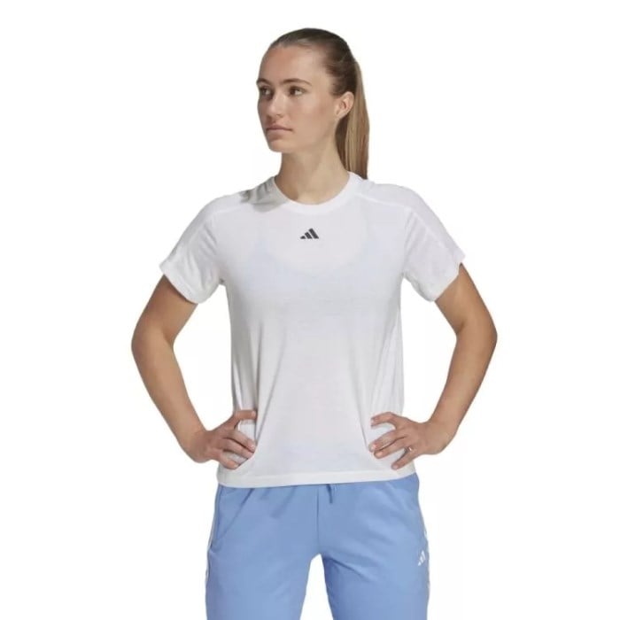 adidas Womens Aeroready Train Essentials Crewneck Tee