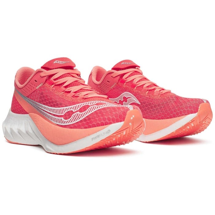 Saucony Endorphin Pro 4 - Womens Road Racing Shoes - Coral
