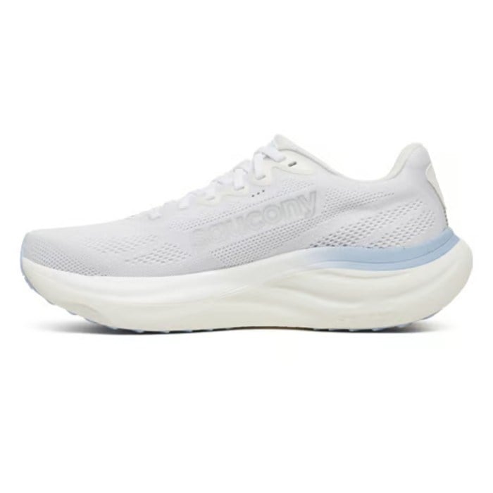 Saucony Ride 19 - Womens Running Shoes - White/Ivory - image 3