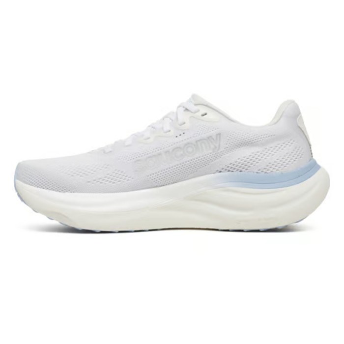 Saucony Ride 19 - Womens Running Shoes - White/Ivory - image 3