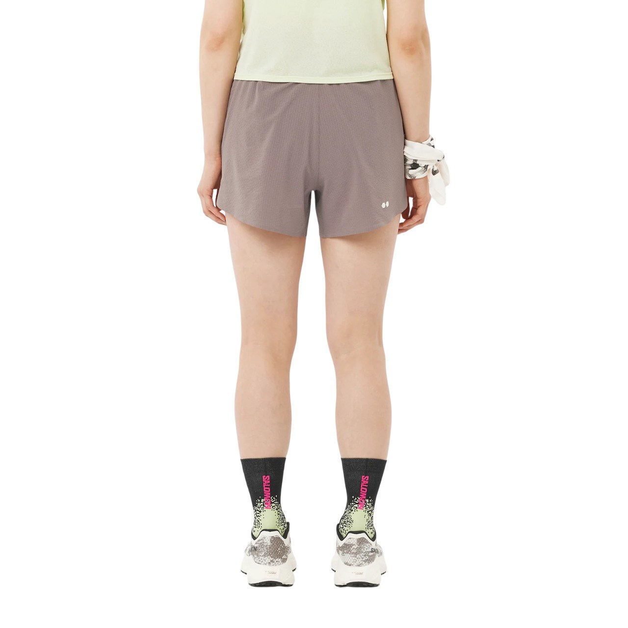 Salomon Sense Aero Stow 4 Inch Womens Running Shorts - Iron