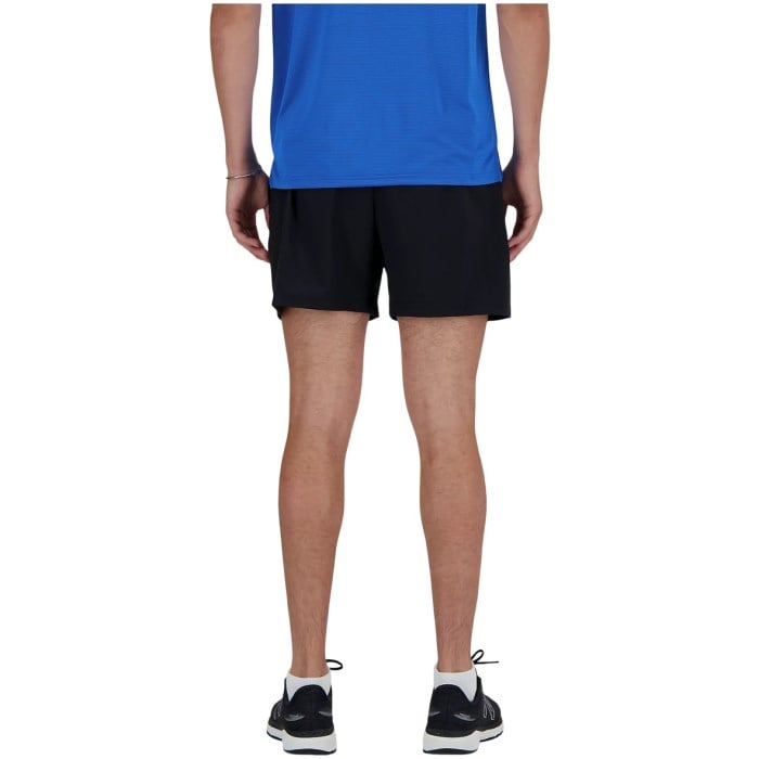 New Balance Sports Essentials 5 Inch Mens Running Shorts - Black