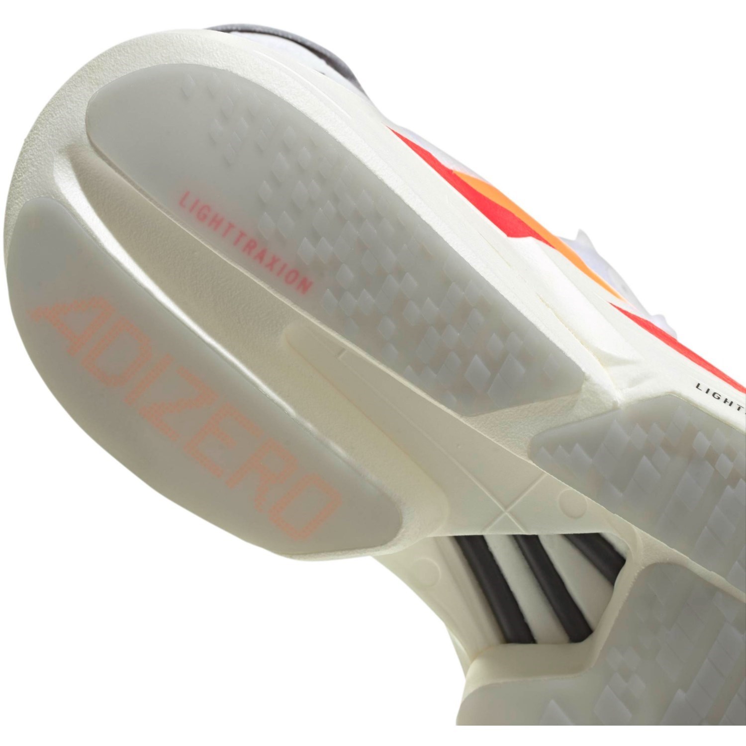 adidas Adizero Adios Pro 4 - Mens Racing Shoes - Cloud White/Lucid Orange/Lucid Red