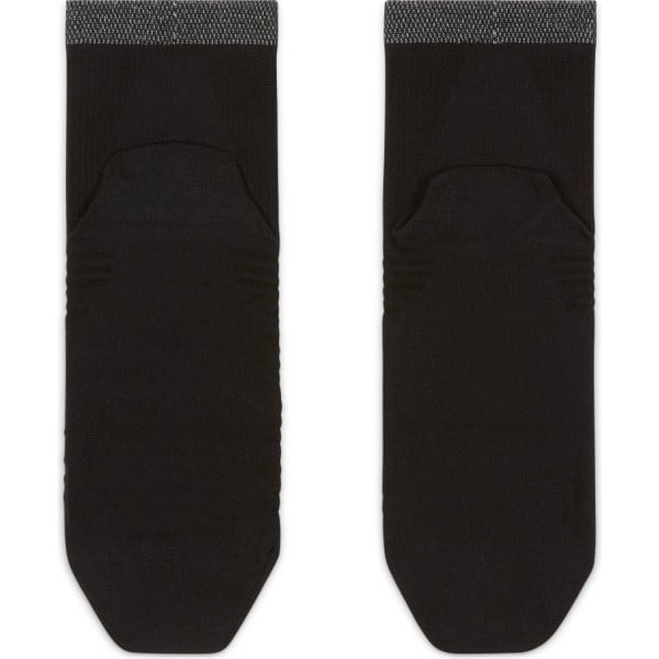 Nike Spark Lightweight Running Ankle Socks - Black/Reflective Silver