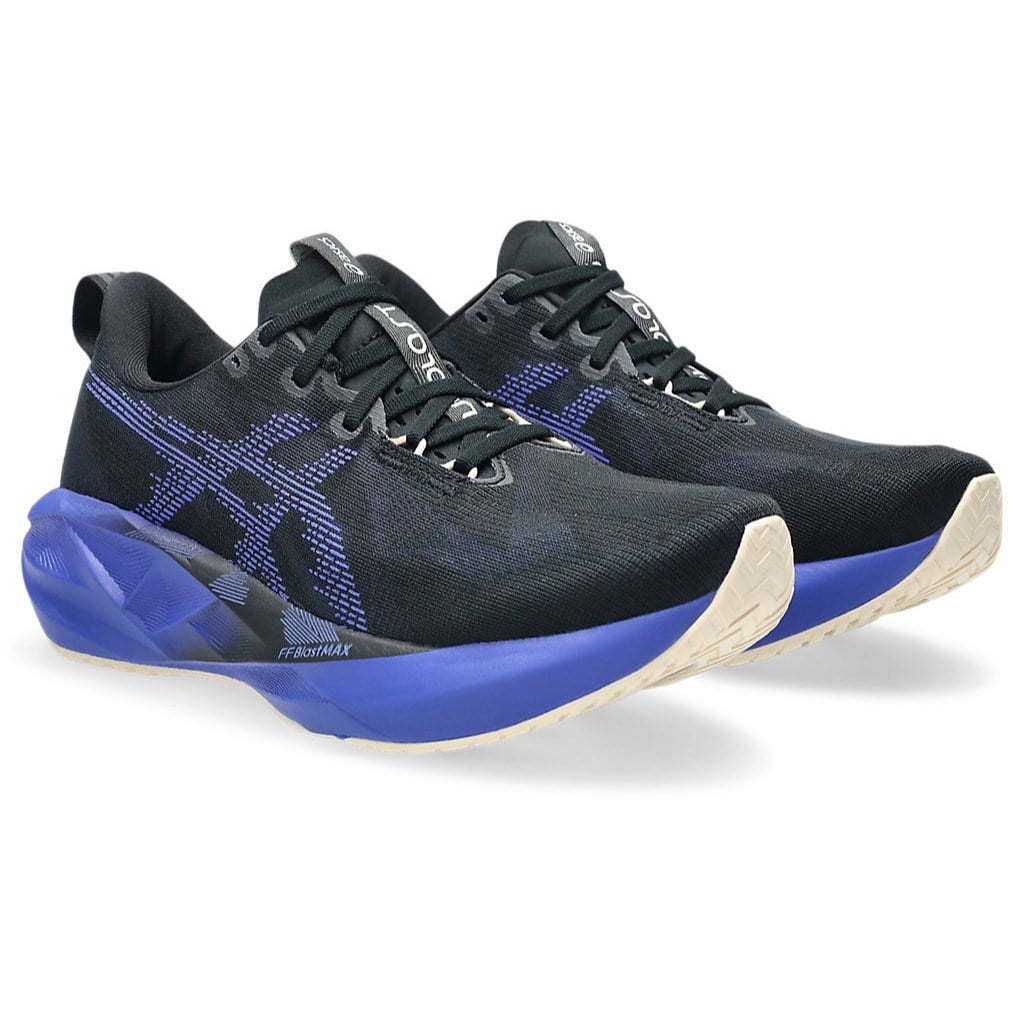 Asics Novablast 5 - Mens Running Shoes - Black/Cobalt Burst