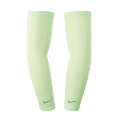 Nike Dri-Fit Lightweight Running Arm Sleeves - Vapor Green/Silver