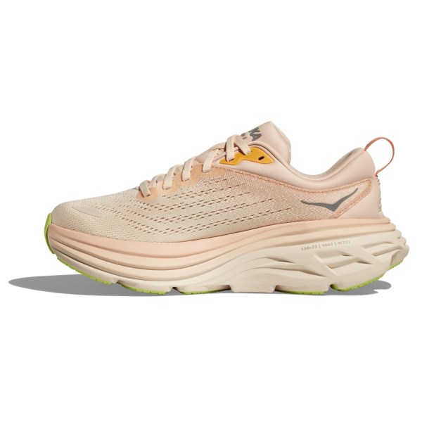 Hoka Bondi 8 - Womens Running Shoes - Cream/Vanilla