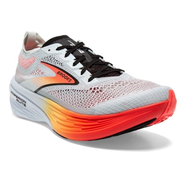 Brooks Hyperion Elite 4 - Unisex Road Racing Shoes - Illusion Blue/Coral/Orange