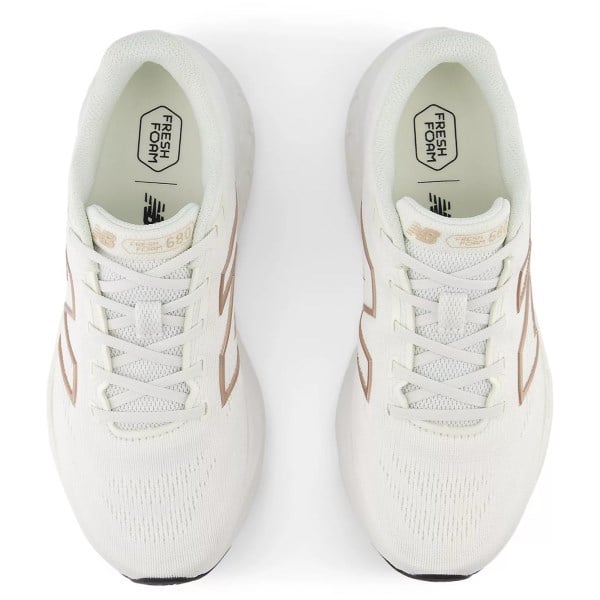 New Balance Fresh Foam 680v8 - Womens Running Shoes - Reflection/Sea Salt/Gold Metallic