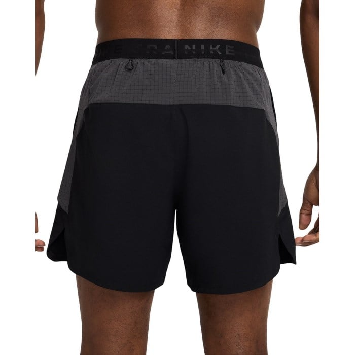 Nike Trail 6 Inch Brief-Lined Mens Running Shorts - Black/Anthracite/Summit White