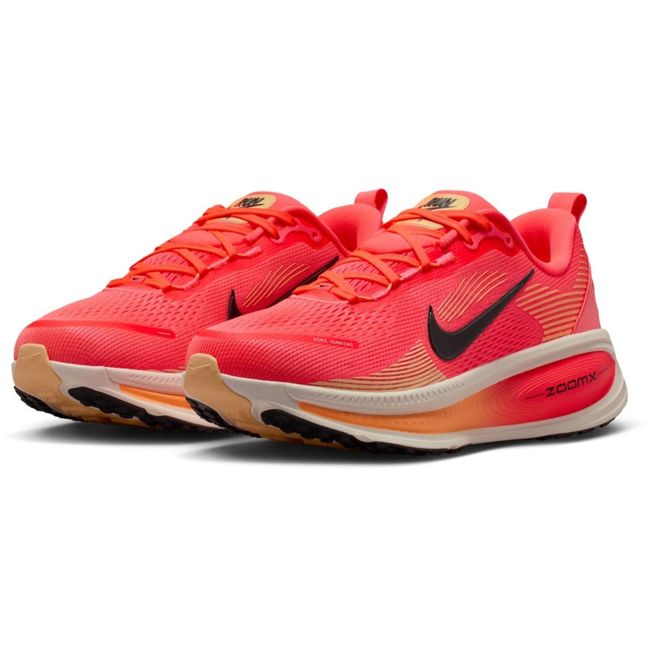 Nike Vomero 18 - Womens Running Shoes - Hot Lava/Black/Chalk/Orange Pulse
