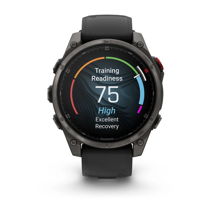 Garmin Fenix 8 Pro 47mm Premium Multisport Smartwatch - Sapphire/Carbon Grey DLC Titanium with