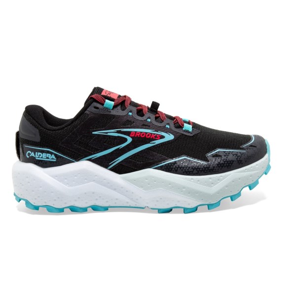 Brooks Caldera 7 - Womens Trail Running Shoes - Black/Ebony/Bluefish