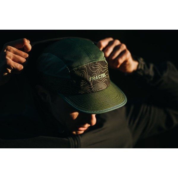 Fractel Elevate Edition Running Cap - Tonal Greens/Dark Grey