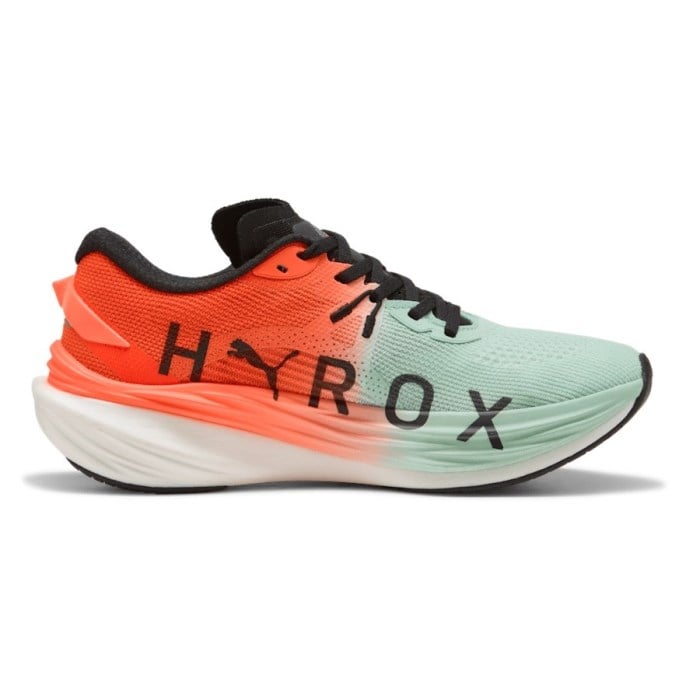 Puma Deviate Nitro 3 Hyrox - Womens Running Shoes - Mint Melt/Glowing Red
