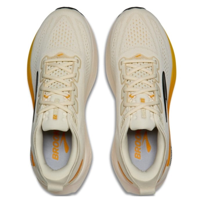 Brooks Glycerin 23 - Mens Running Shoes - Arctic Wolf/Angora/Orange - image 3
