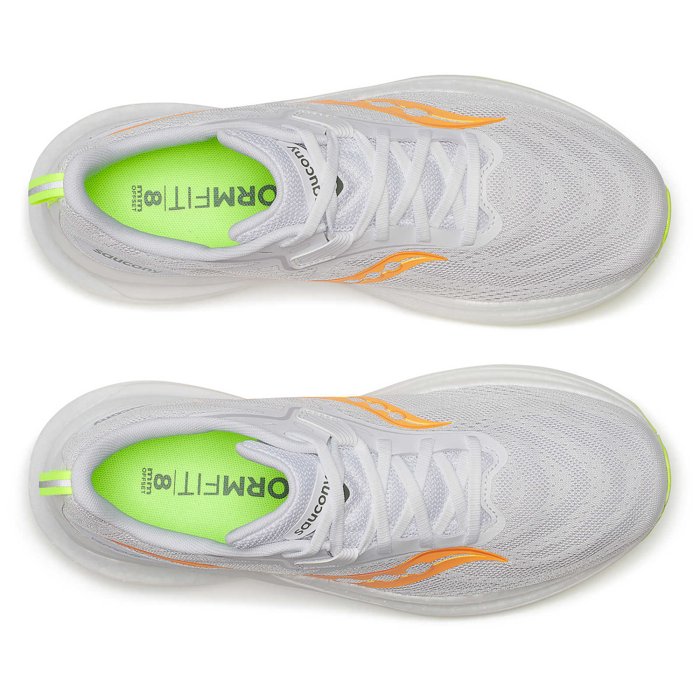 Saucony Tempus 2 - Mens Running Shoes - White/Vo2