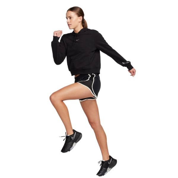 Nike One Tempo Womens Running Shorts - Black/Pale Ivory/Reflective Silver