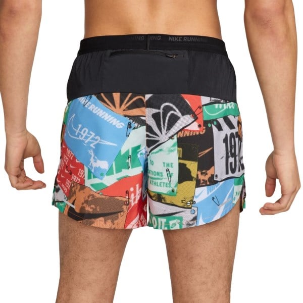 Nike Stride Run Energy Mens Running Shorts - Total Orange/Black/Black/Reflective Silver