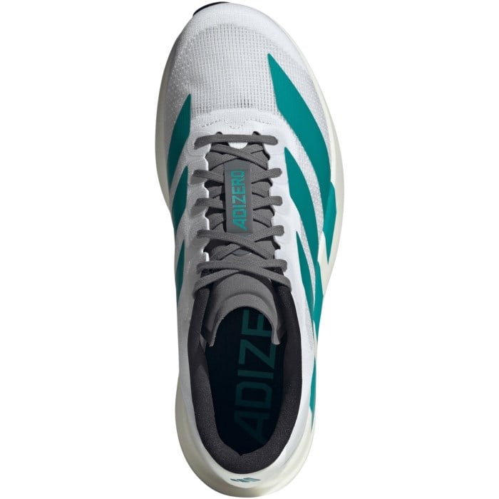 Adidas Adizero Evo SL - Mens Running Shoes - Cloud White/Pure Teal/Grey Four