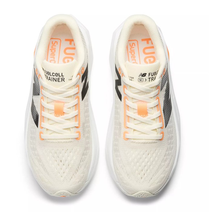 New Balance Fuelcell SuperComp Trainer v3 - Mens Running Shoes - Angora/Hot Mango