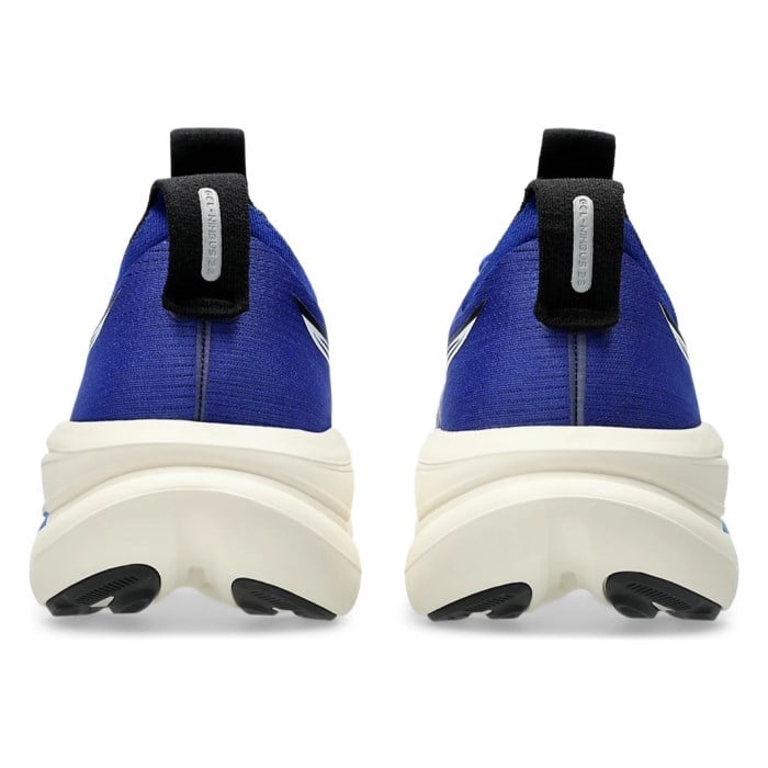 Asics Gel Nimbus 28 - Mens Running Shoes - Prussian Blue/Cream - image 5