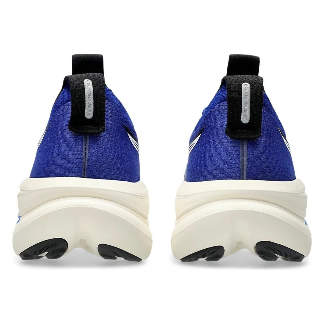 Asics Gel Nimbus 28 - Mens Running Shoes - Prussian Blue/Cream - image 5