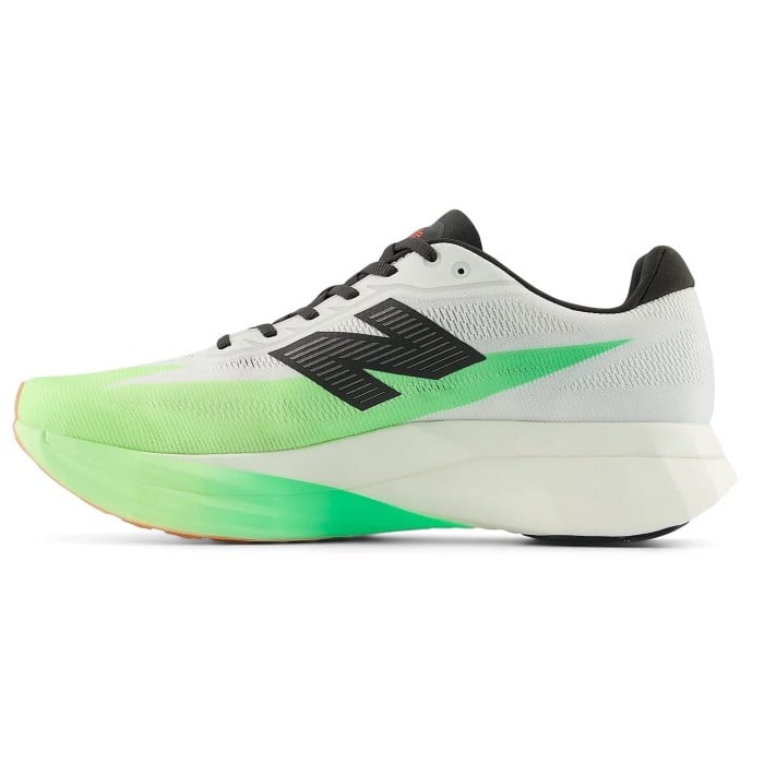New Balance FuelCell Supercomp Elite v5 Riswing Ekiden - Mens Racing Shoes - White/Mint Flash/Lime
