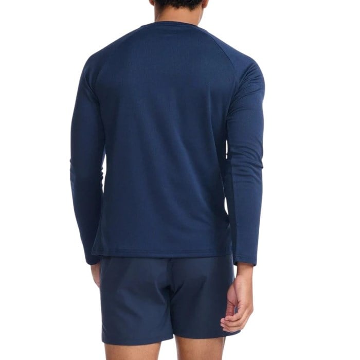 2XU Aspire Mens Long Sleeve Running Top - Midnight/White