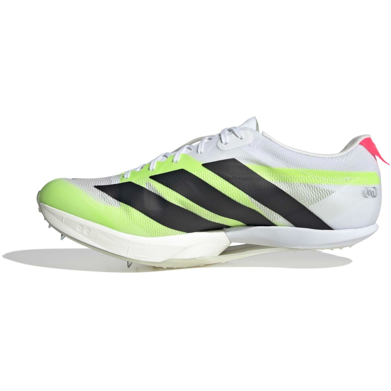 adidas Adizero Prime SP 4 - Unisex Track Sprint Spikes - Cloud White/Cloud Black/Lucid Red