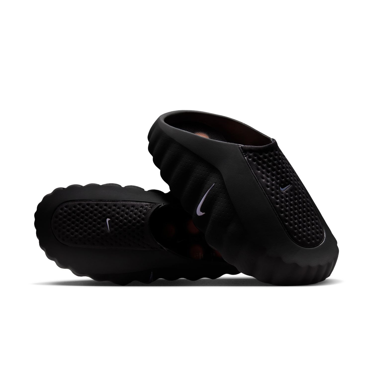 Nike Mind 001 Mule - Mens Slides - Black/Chrome/Hyper Crimson/White