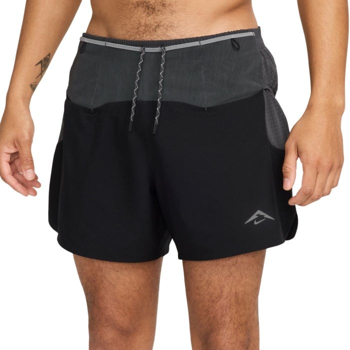 Nike Trail Second Sunrise Mens 5 Inch Brief Lined Running Shorts - Black/Anthracite/Black/Summit
