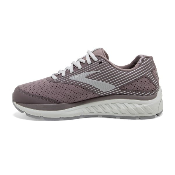 Brooks Addiction Walker 2 Suede - Womens Walking Shoes - Shark/Alloy/Oyster