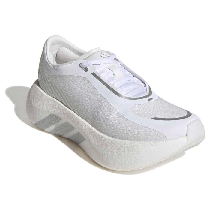 adidas Hyperboost Edge - Womens Running Shoes - Cloud White/Silver Metallic/Zero Metallic - image 6