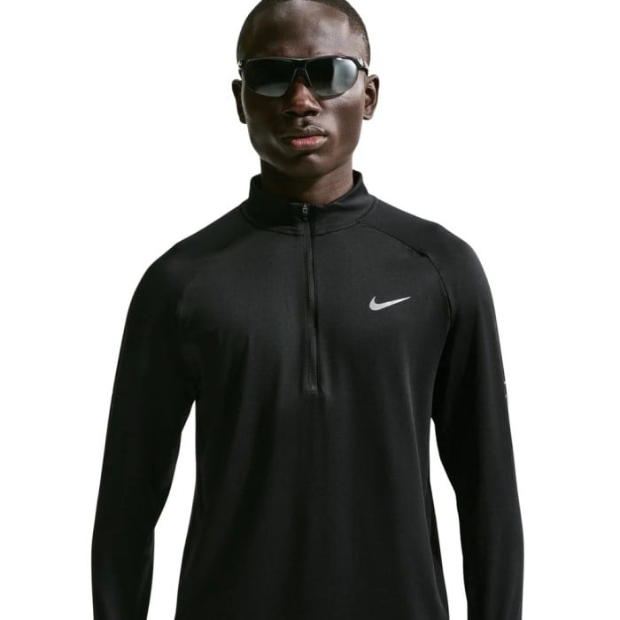 Nike Stride Mens Quarter Zip Running Top - Black - image 4