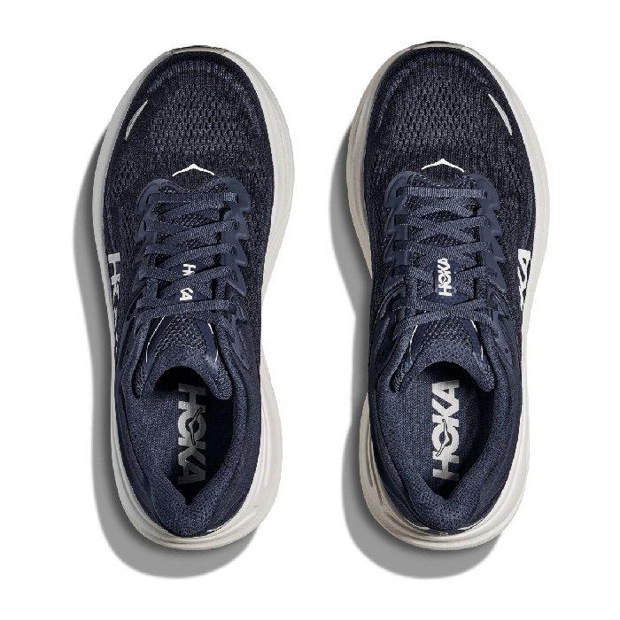 Hoka Bondi 9 - Mens Running Shoes - Varsity Navy/White
