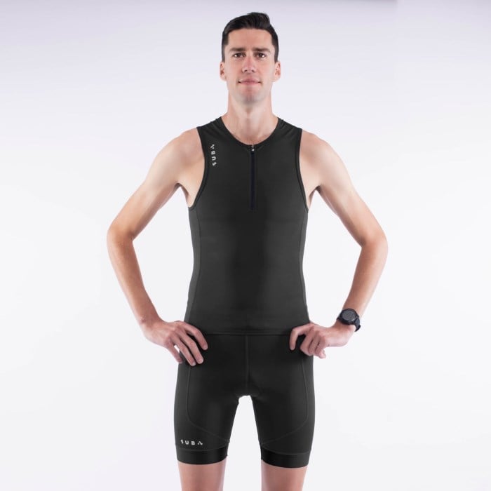 Sub4 Action Mens Triathlon Singlet & Shorts - 2 Piece Set