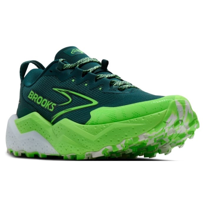 Brooks Caldera 8 - Mens Trail Running Shoes - Atantic Deep/Green/White