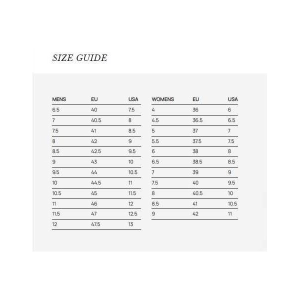View size chart