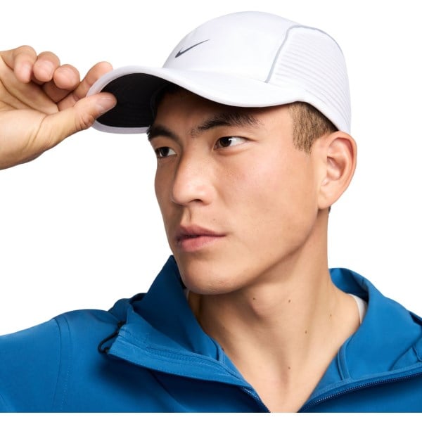 Nike Dri-Fit ADV Fly Unstructured AeroAdapt Running Cap - White