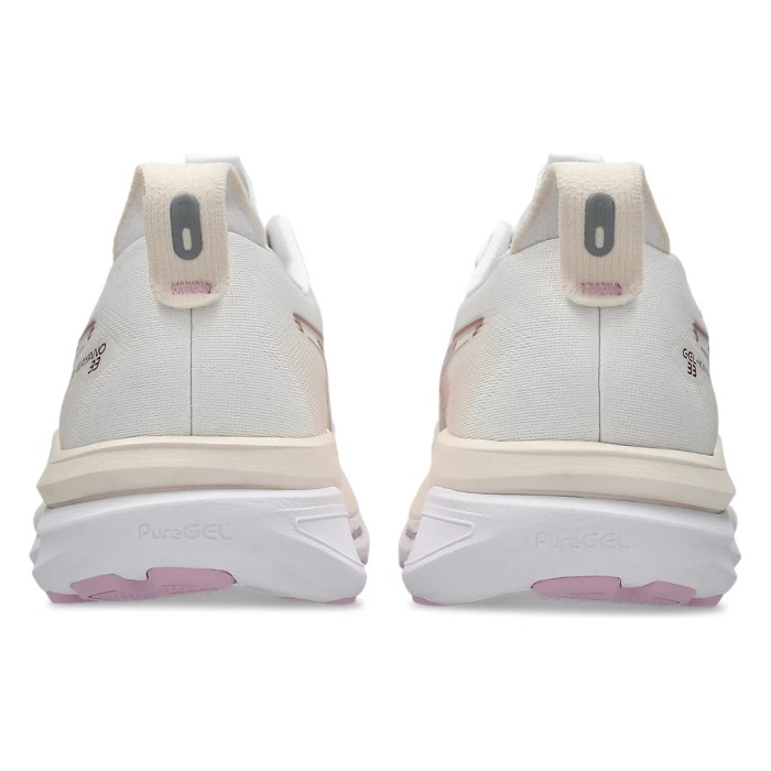 Asics Gel Kayano 33 - Womens Running Shoes - White/Hazy Lilac - image 5