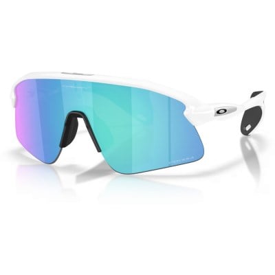 Oakley Stunt Devil - Unisex Sunglasses - Matte White/Prizm Sapphire