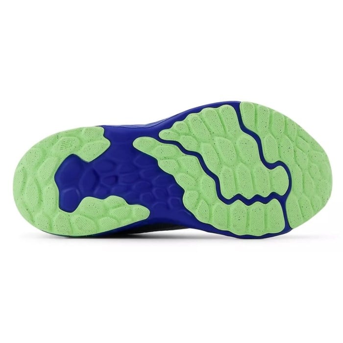 New Balance Fresh Foam Arishi v4 Velcro- Kids Running Shoes - Slate Grey/Blue Gemstone/Lime Leaf