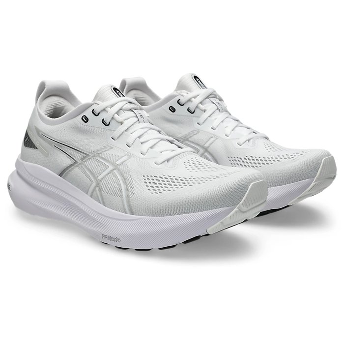 Asics Gel Kayano 31 - Mens Running Shoes - White/Concrete