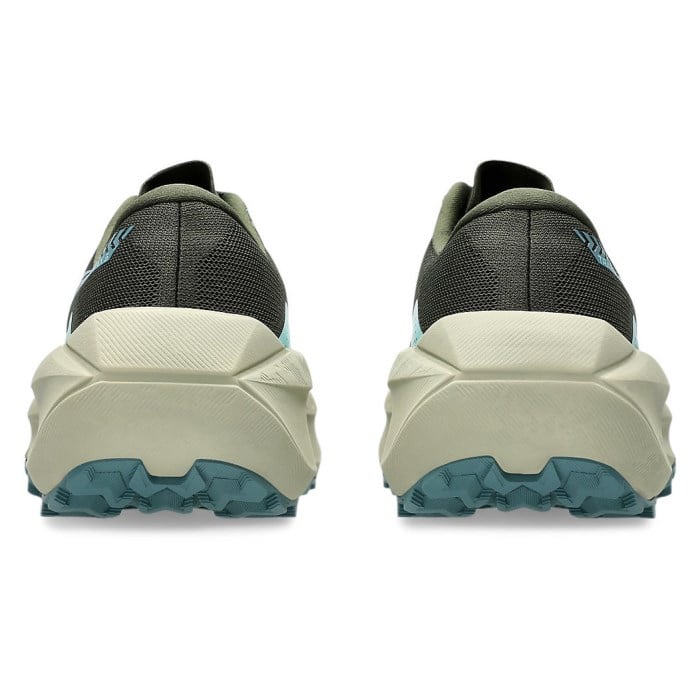 Asics Trabuco Max 5 - Mens Trail Running Shoes - Vintage Khaki/Foggy Teal - image 5