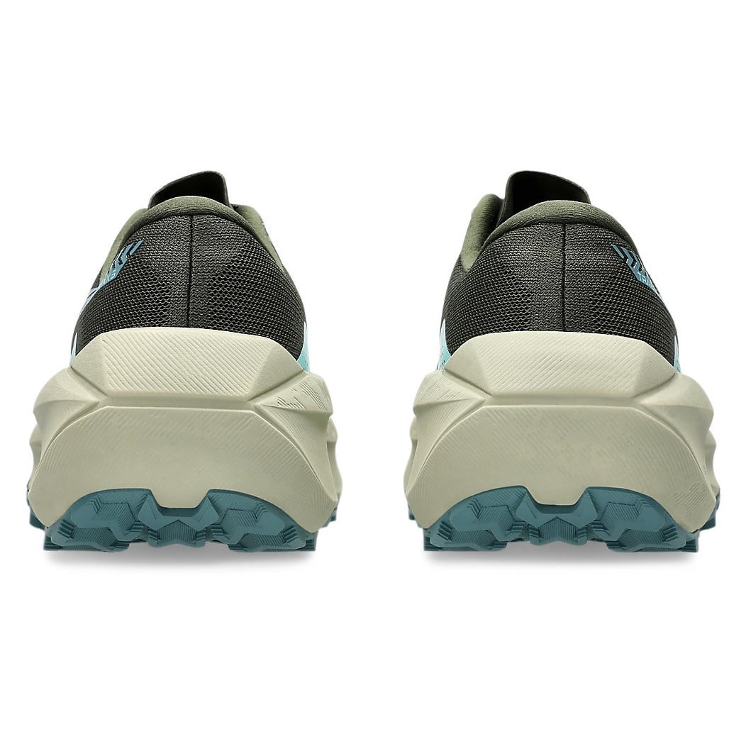 Asics Trabuco Max 5 - Mens Trail Running Shoes - Vintage Khaki/Foggy Teal - image 5